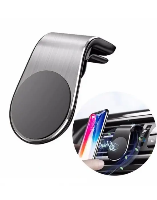 Araba Klimasına Takılan Mandallı Mıknatıslı Telefon Tutucu