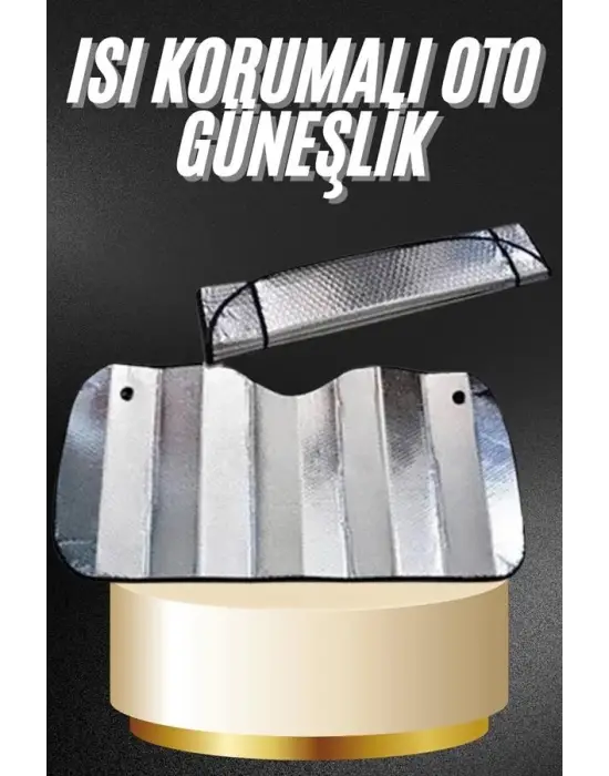 Araba Ön Cam Güneşliği Katlanabilir Oto Güneşlik Tüm Araç Modellerine Uygun