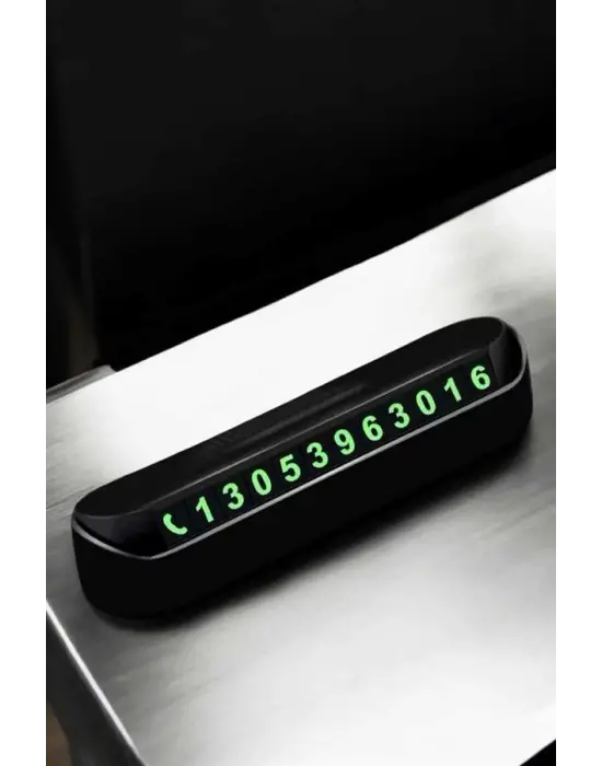 Araba Park Numaratörü Araç İçi Numaralık Değiştirilebilir Çevirmeli Mini