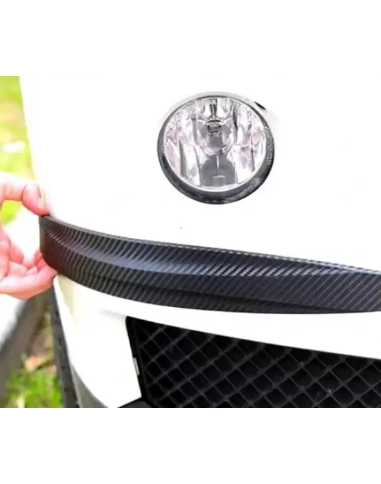 Araba Tampon Koruyucu Karbon Desenli Siyah