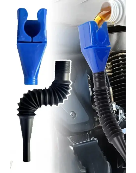 Omarı Katlanabilir Plastik Motor Yağ Hunisi