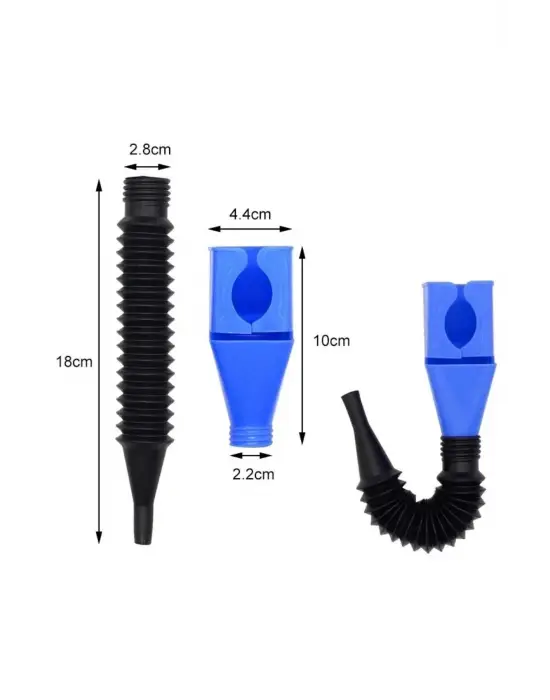 Omarı Katlanabilir Plastik Motor Yağ Hunisi