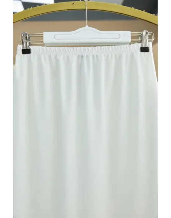 Araboy Jupon Astar Etek -Beyaz