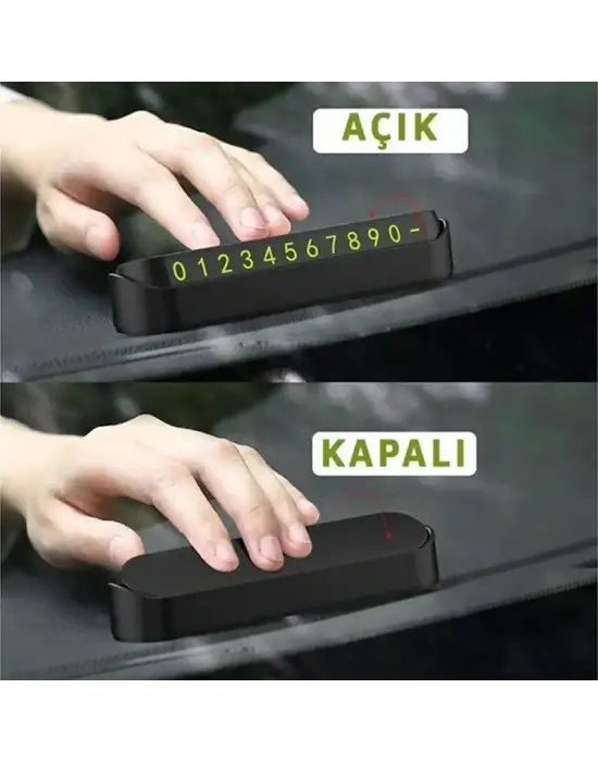 Araç Fosforlu Numaratör Aç-kapa