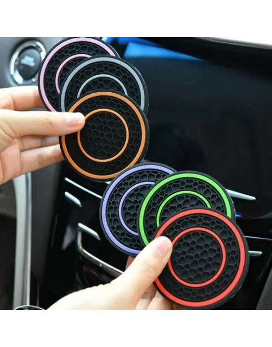 Araç İçi Bardak Tutucu Matları