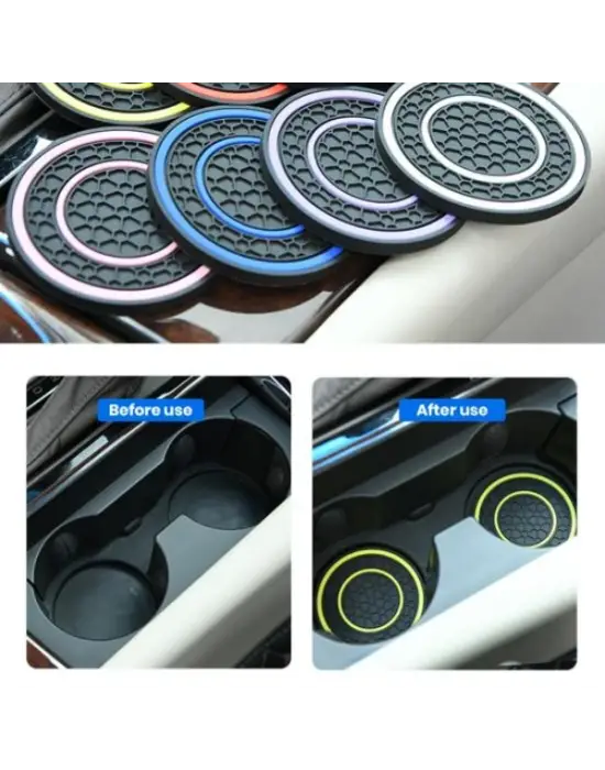 Araç İçi Bardak Tutucu Matları