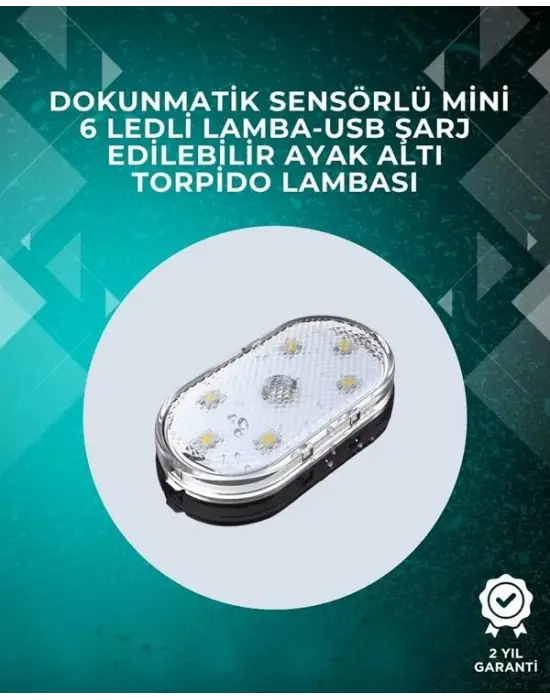 Araç İçi Dekorasyon İçin Manyetik Ve Yapışkanlı Led Ambiyans Lambası