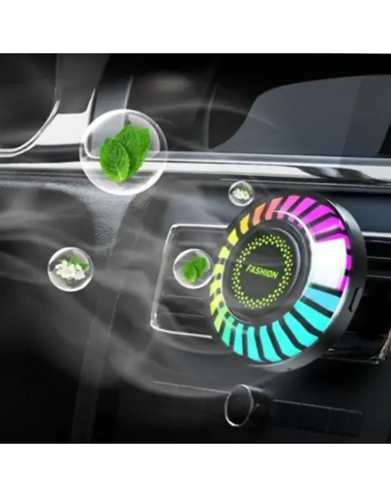 Araç İçi Koku Hazneli Rgb Sese Duyarlı Led Işık