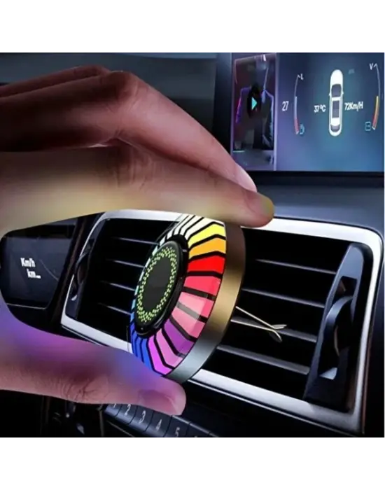 Araç İçi Koku Hazneli Rgb Sese Duyarlı Led Işık