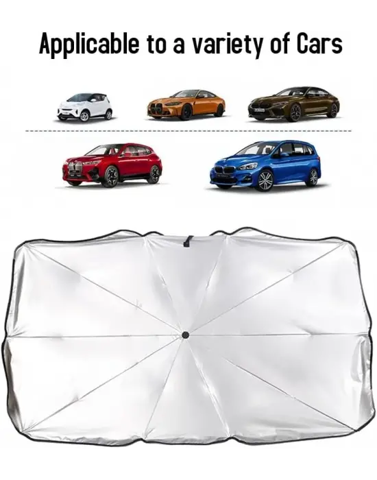 Araç İçi Ön Cam Şemsiye Güneşlik
