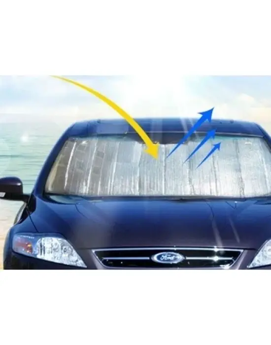 Araç Ön Cam Güneşlik Isı Yalıtımlı Katlanabilir Model Renault Megane Honda Civic Opel Astra Ford Focus