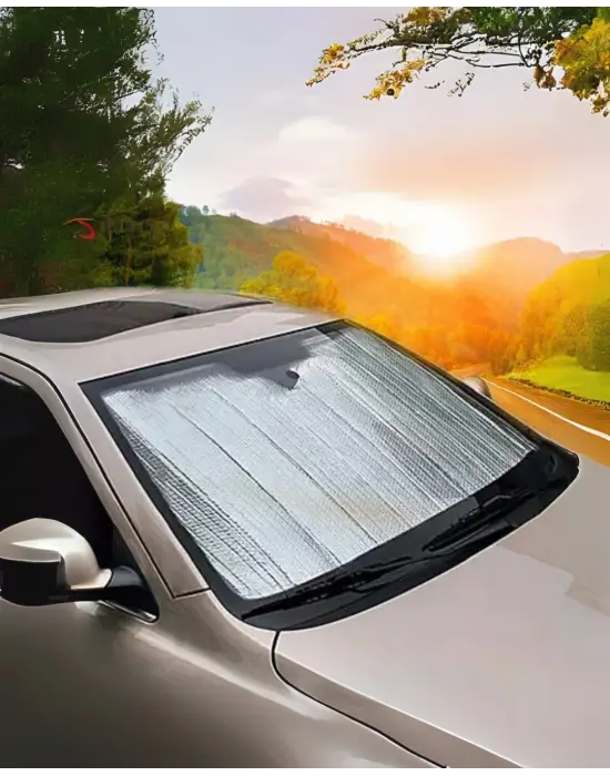 Araç Ön Cam Güneşlik Katlanabilir Uv Koruma Ford Focus Renault Megane Skoda Superb Honda Civic