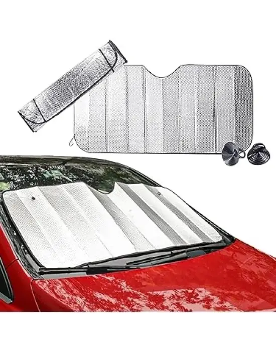 Araç Ön Cam Katlanabilir Güneşlik Isı Yansıma Önleyici Dacia Duster Honda Civic Ford Focus Skoda Superb