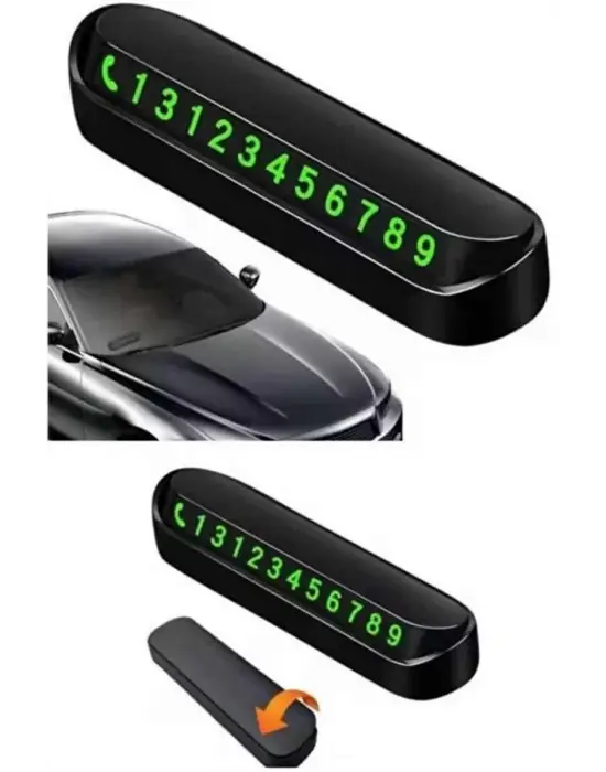 Araç Park Numaratörü Tüm Araçlara Uyumlu Araba Numaralık