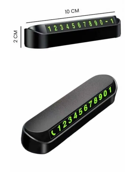 Araç Park Numaratörü Tüm Araçlara Uyumlu Araba Numaralık