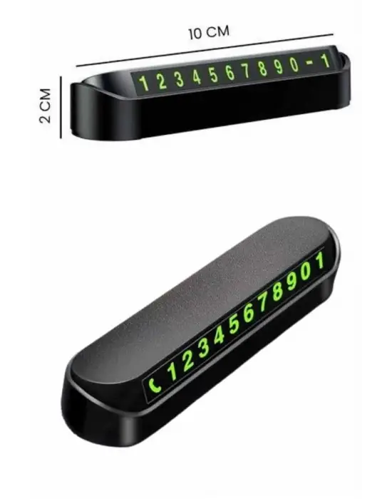 Araç Park Numaratörü Tüm Araçlara Uyumlu Araba Numaralık