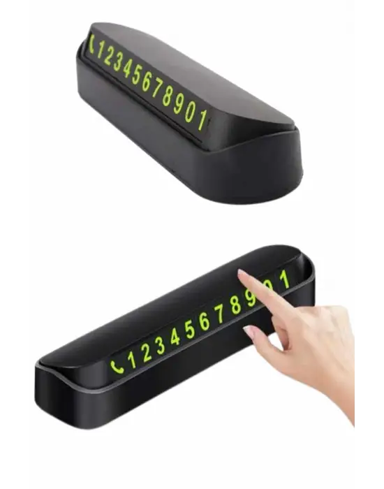 Araç Park Numaratörü Tüm Araçlara Uyumlu Araba Numaralık