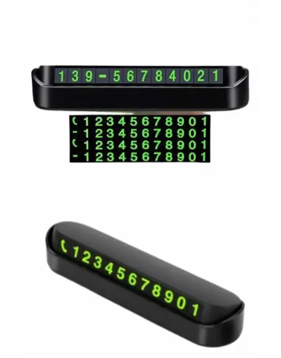 Araç Park Numaratörü Tüm Araçlara Uyumlu Araba Numaralık