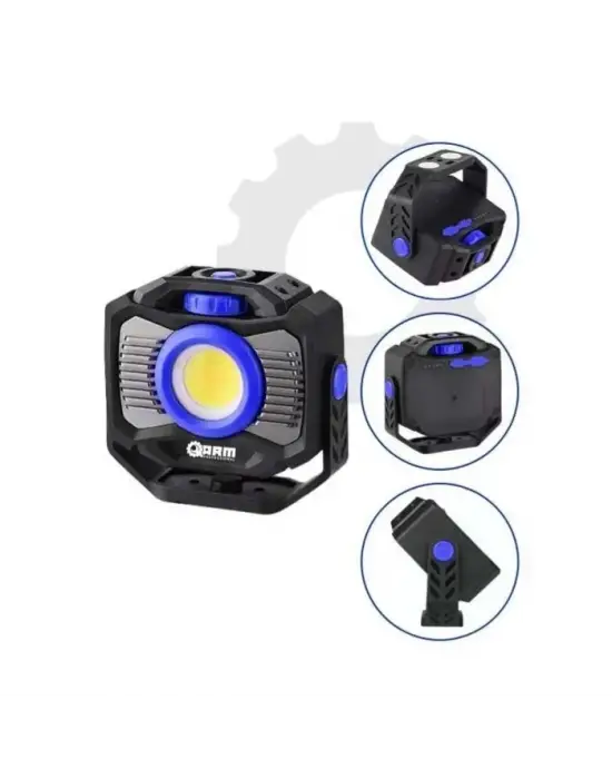 Arm Esen200a Çift Mıknatıslı Döner Gövdeli 2000 Lümen Led Şarjlı Çalışma Lambası