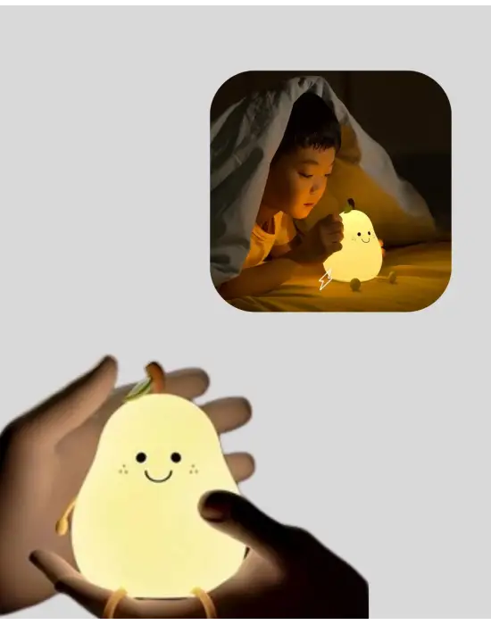 Armut Gece Lambası Usb Şarjlı Ayarlanabilir Led Işık