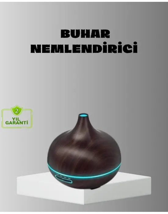 Aromaterapi Difüzörü 550 Ml Ultrasonik Nemlendirici Otomatik Kapanma Özellikli