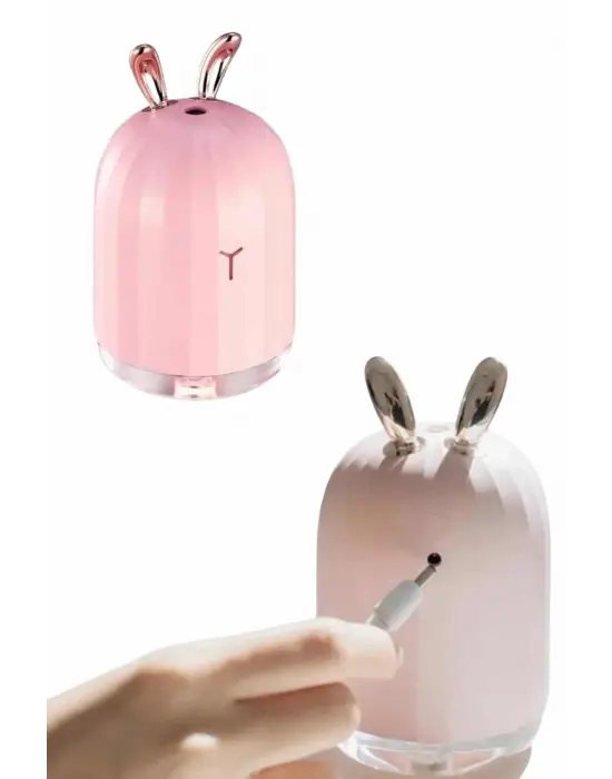 Aromaterapi Hava Nemlendirici Dekoratif Usb Şarjlı Tavşan Nemlendirici