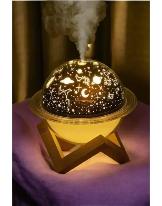 Aromaterapi Hava Nemlendirici Masa Ve Gece Lambası