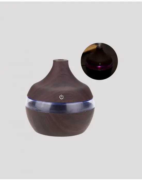 Aromaterapi Uyumlu 300 Ml Led Işıklı Oda Kokusu Difüzörü