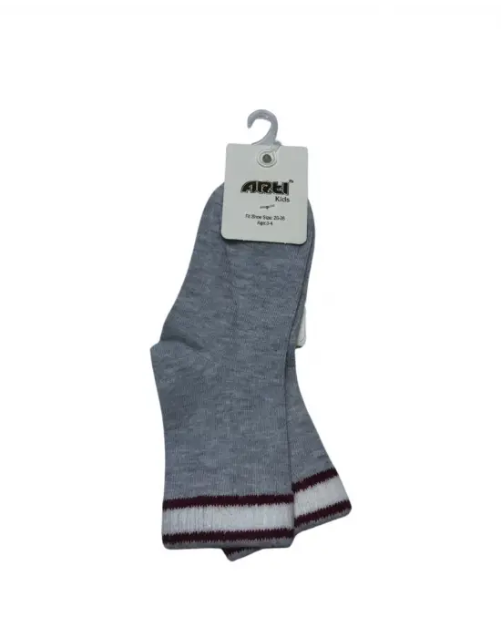 Omarı Yumuşak Pamuklu Kız Çocukları İçin Renkli Soket Çorap Seti