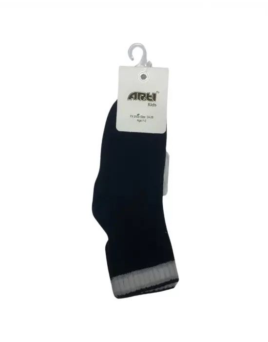 Omarı Yumuşak Pamuklu Renkli Kız Çorapları