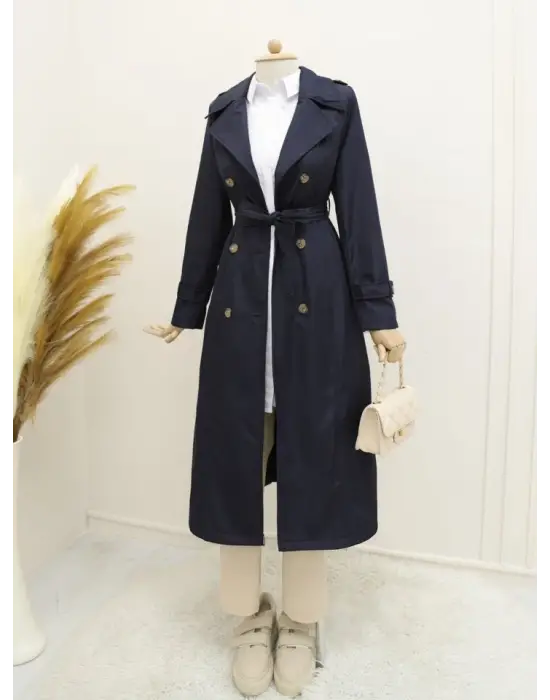 Astarlı Kemerli Trenckot -Laci