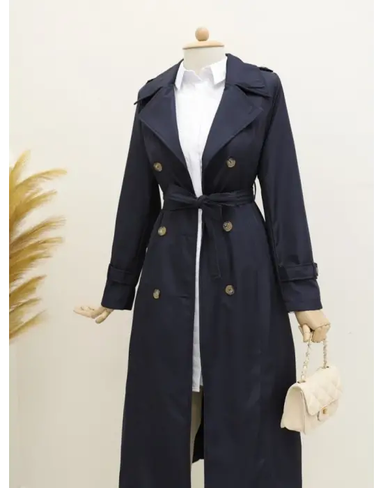 Astarlı Kemerli Trenckot -Laci