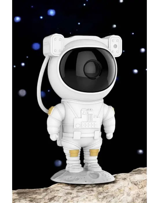 Astronot Bluetooth Hoparlör Gökyüzü Projektör Gece Lambası