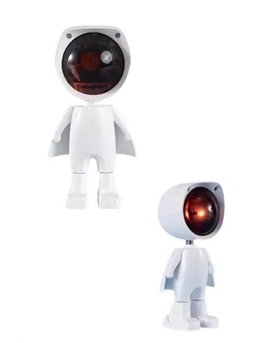 Astronot Işık Projektörü Gökkuşağı Projeksiyon Gece Lambası Hediyelik