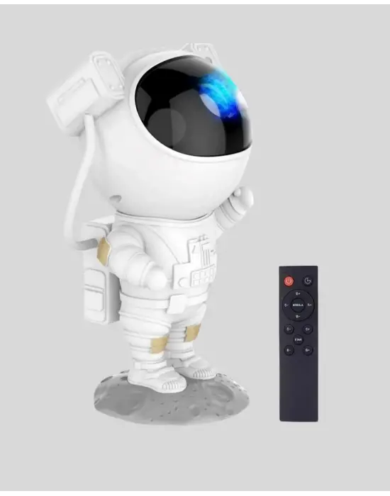 Astronot Projeksiyon Lambası Bluetooth Müzikli Ve Uzaktan Kumandalı