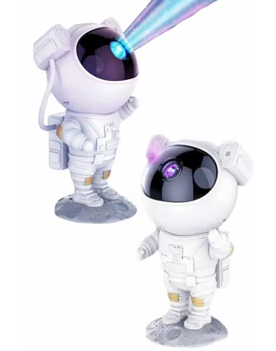 Astronot Şeklinde Bluetooth Hoparlör Gökyüzü Kumandalı Aydınlatma Lamba