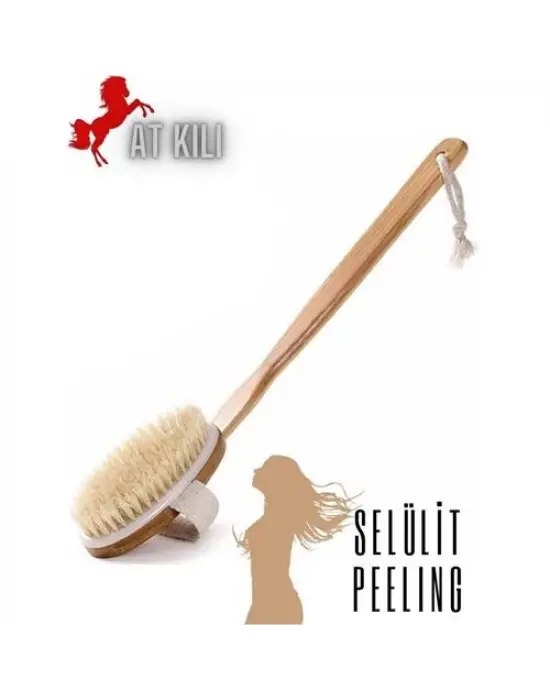 At Kılı Kuru Islak Selülit Peeling Fırçası