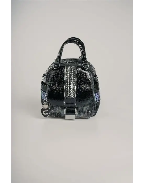 Atey Siyah Cilt Kol Ve Omuz Çantası