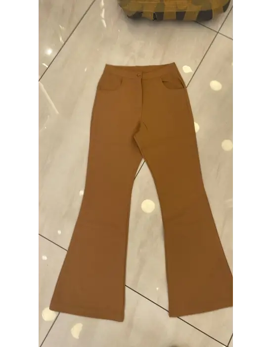 Atlas palazzo pantolon kamel