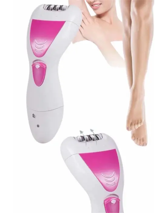 Ayak Törpü Başlıklı Epilatör Aleti 4 Başlıklı Taşınabilir Şarjlı Epilasyon Cihazı