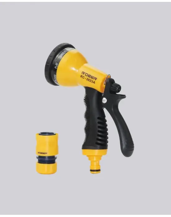 Ayarlanabilir Basınçlı 8 Modlu Bahçe Sulama Tabancası Hortum Atı