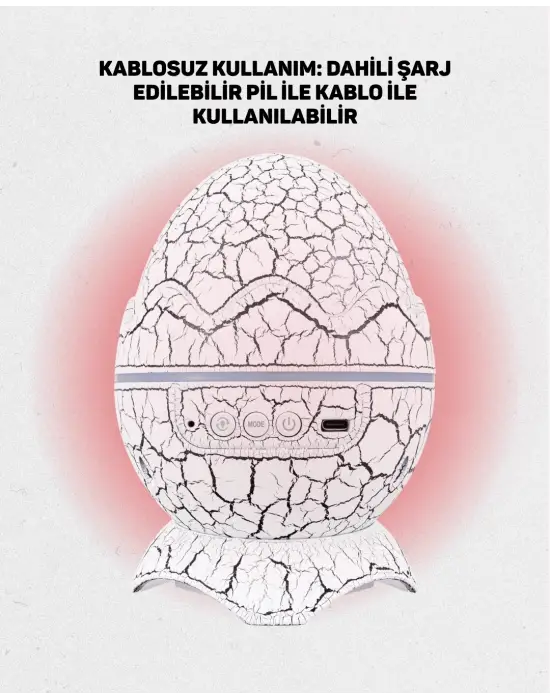 Ayarlanabilir Parlaklık Ve Sis Efektli Atmosfer Lambası