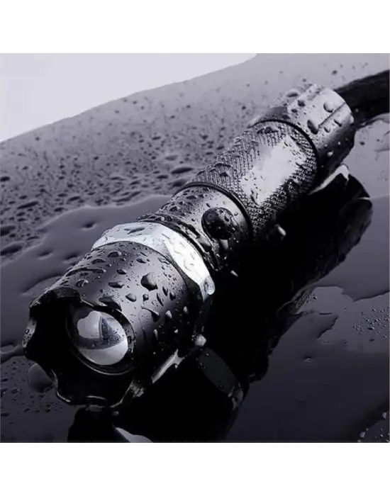 Omarı Ayarlanabilir Şarjlı Dağ Kamp El Feneri