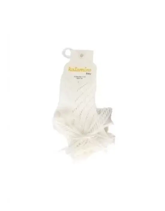 Omarı File Desenli Bebek Soket Çorap Seti