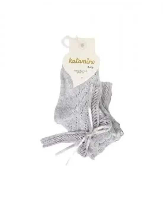 Omarı File Desenli Bebek Soket Çorap Seti