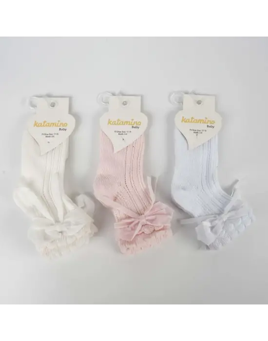 Aylina Aks File Bebek Soket Çorap K43016 Asorti