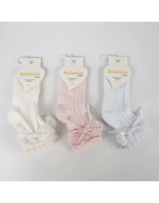 Aylina Aks File Bebek Soket Çorap K43016 Asorti