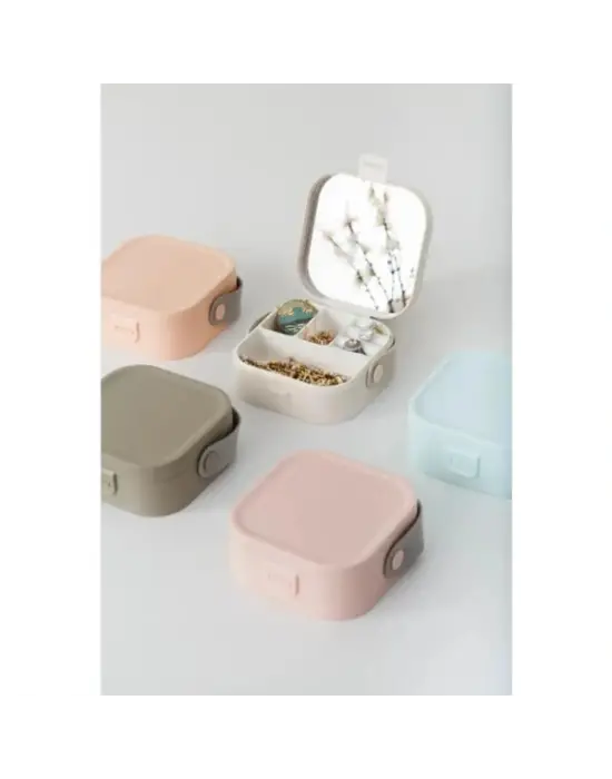 Aynalı Makyaj Kutusu Çanta Boy