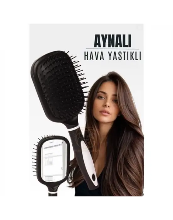 Aynalı Tarak Hava Yastıklı Ergonomik Tarak