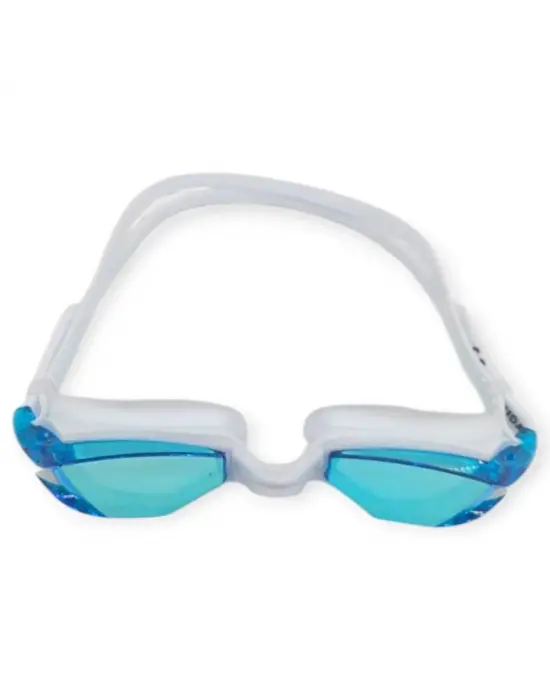 Omarı Mavi Renkli Silikon Yüzücü Gözlüğü